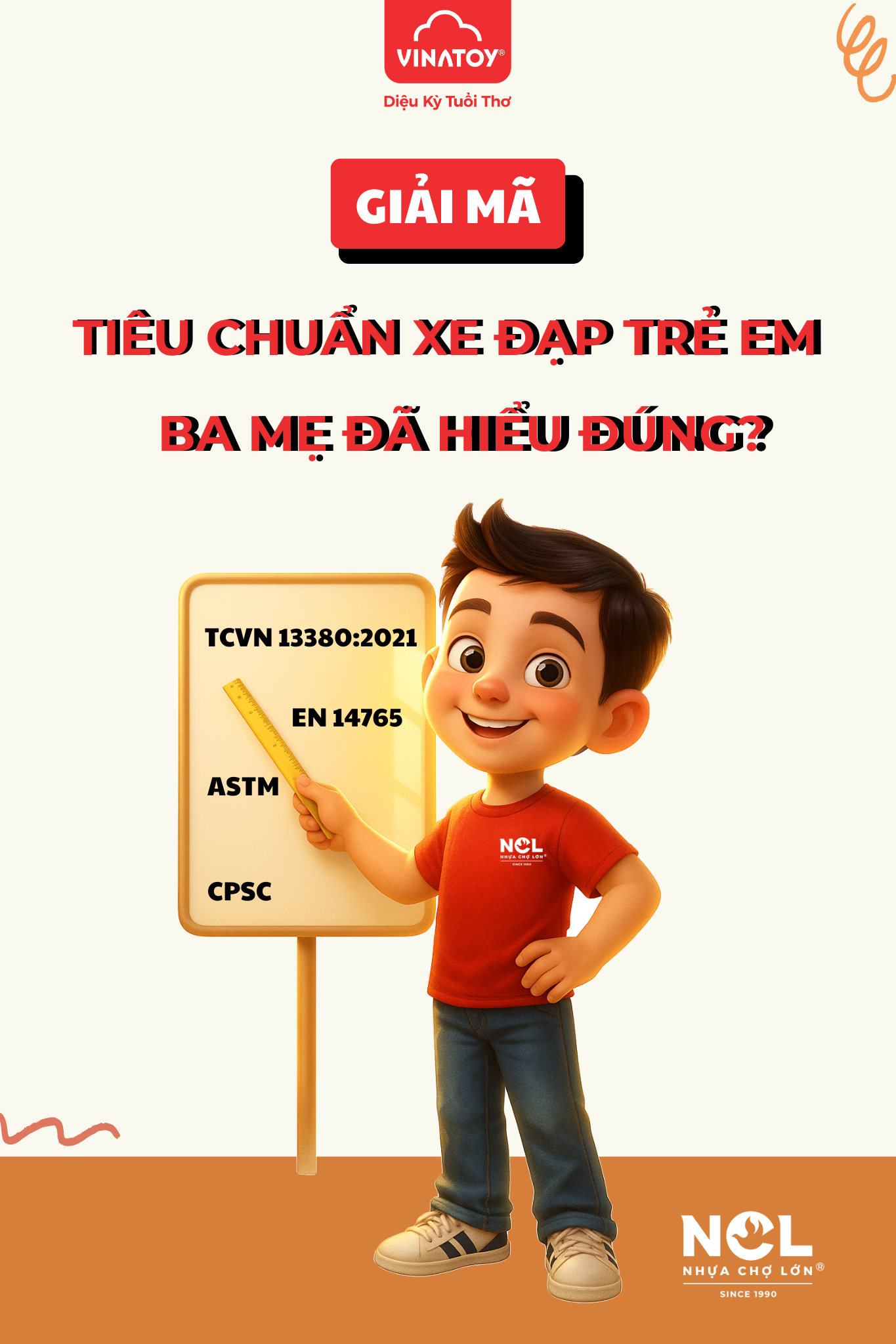 Giải mã tiêu chuẩn Xe đạp trẻ em – Ba Mẹ đã hiểu đúng?