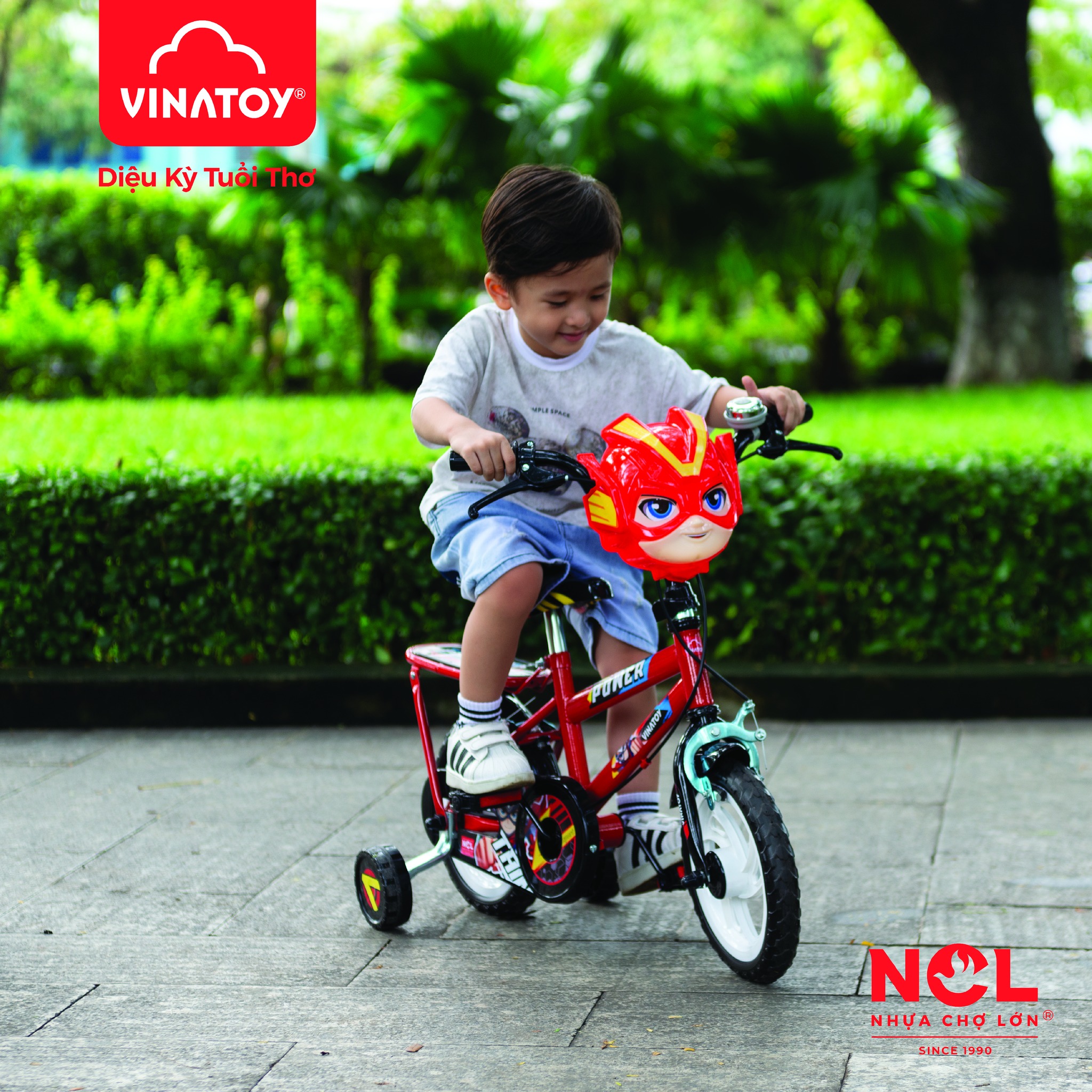Phát triển trí tuệ cho bé thông qua việc vận động cùng xe đạp Vinatoy